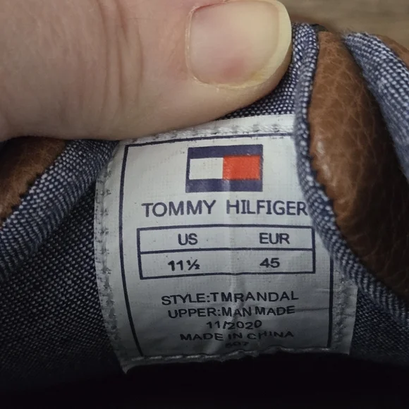 Tommy Hilfiger Men's Brown Casual Sneakers Size 11 1/2 - Picture 10 of 11